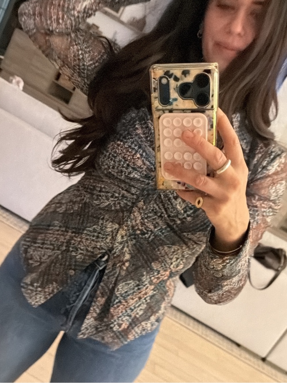 Ramy Brook Plaid Hamilton Blouse